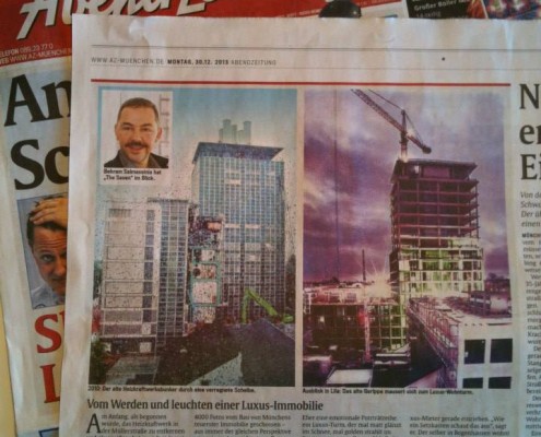 ABENDZEITUNG BEHRAM SALMASSINIA Fotoausstellung SEVEN(th) HEAVEN - Behram Salmassinia